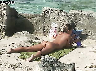 Nudist, Camera, Plaja, Frumoasa